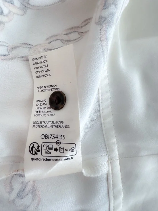 Anthropologie Maeve Chain Printed Short Sleeve Shirt Maxi Dress NWT - Picture 13 of 15